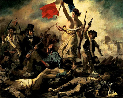 La Liberté guidant le peuple - par Eugène Delacroix